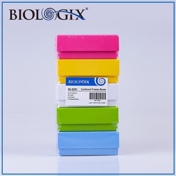 Cardboard ID-Color™ Cardboard Freezer Boxes For Cryogenic Storage