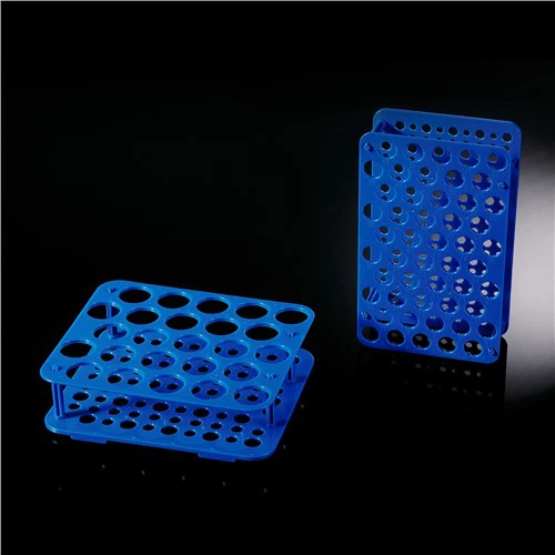 Biologix 50-Wel PP Allgyrchu Tiwbiau Racks Labordy Nwyddau Traul